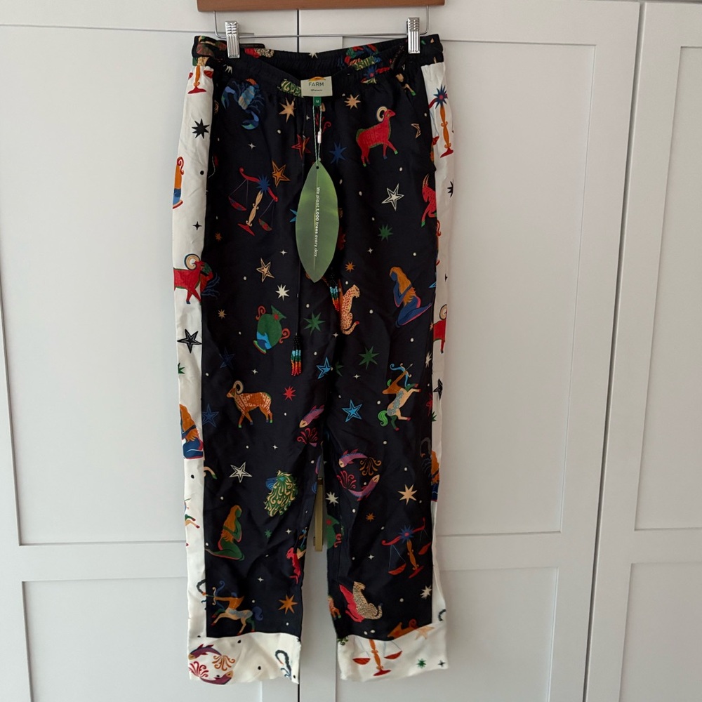 Farm Rio Zodiac Pants, M, NWT